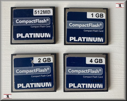 Platinum compact flash - platinum, 512mb