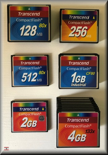 Transcend compact flash 1gb - cf,