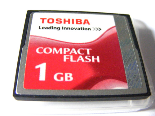 Scheda compact flash - flash, 1gb