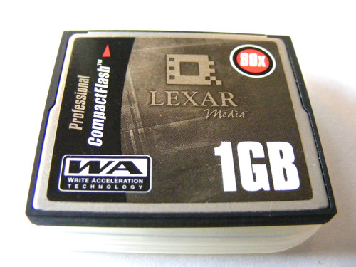 1gb compact flash card - flash,
